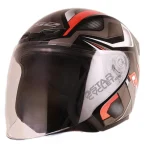 کلاه کاسکت بدون فک LS2 مدل 608 BLACK RED WHITE