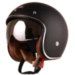 کلاه کاسکت وسپایی RED LINE مدل 936-1 MATT-BLACK