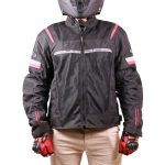 کاپشن موتور سواری تابستانی STATE مدل تورنیدو 3 BLACK RED