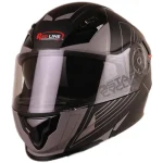 کلاه کاسکت فک متحرک ردلاین مدل 15-939 Matt Black Gray X