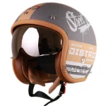 کلاه کاسکت وسپایی ردلاین مدل 15-936 Matt gray trend