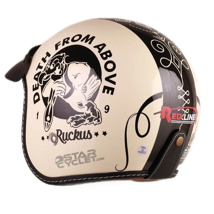 کلاه کاسکت وسپایی ردلاین مدل 9-936 Bright KHaki