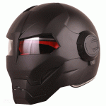 کلاه کاسکت فک ثابت مدل AIRONMAM matt black مناسب برای نوجوان