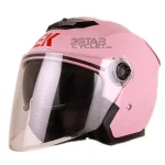 کلاه کاسکت بدون فک EK مدل 101 SHINY PINK