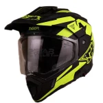 کلاه کاسکت ادونچری TIGER مدل BLACK NEON - GT1