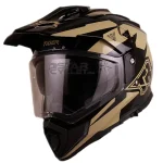 کلاه کاسکت ادونچری TIGER مدل BLACK BROWN - GT1