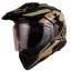 کلاه کاسکت ادونچری TIGER مدل BLACK BROWN - GT1