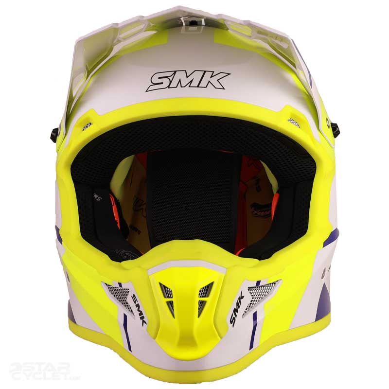 کلاه کاسکت کراسی SMK آلترا ایکس پاور مدل فسفری GL154