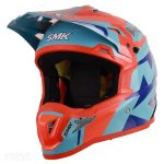 کلاه کاسکت کراسی SMK آلترا ایکس پاور مدل نارنجی آبی GL557