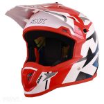 کلاه کاسکت کراسی SMK آلترا ایکس پاور مدل سفید قرمز GL153