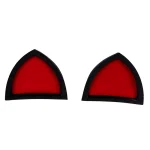 گوش کلاه کاسکت مشکی قرمز مدل EAR