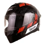 کلاه کاسکت فک ثابت BEON مدل B-507 - BLACK RED