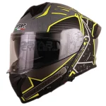 کلاه کاسکت فک متحرک iBK مدل NP900 Matt Black Gray MOTOR