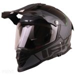 کلاه کاسکت ادونچری IBK مدل MATT BLACK GRAY