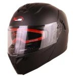کلاه کاسکت فک متحرک REDLINE مدل 1-938 MATT BLACK