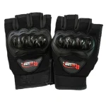 دستکش نیمه موتورسواری REDLINE مدل black