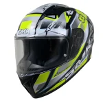 کلاه کاسکت فک ثابت SMK استلار یونو مدل GL214