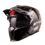 کلاه کاسکت فک جدا MT مدل STREET FIGHTER BLACK GRAY