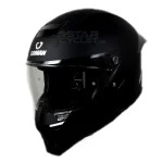 کلاه کاسکت فک ثابت SOMAN مدل H10 MATT BLACK