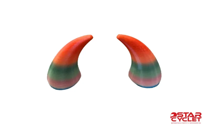 شاخ‌ کلاه کاسکت رنگی و چند رنگ