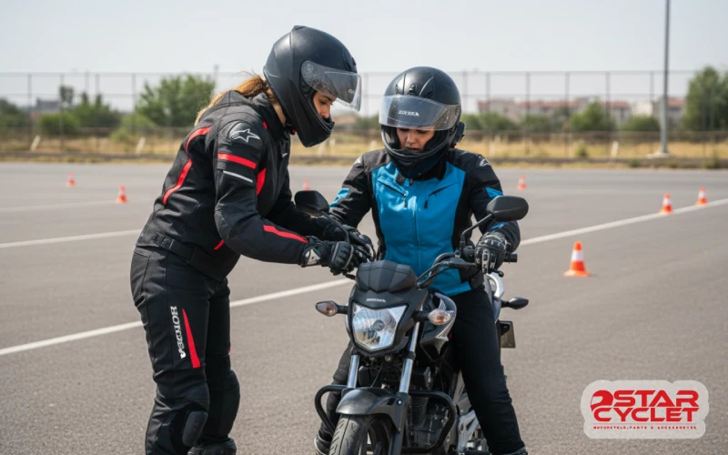 آموزش موتورسواری بانوان