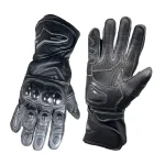 دستکش چرمی موتورسواری زمستانی ALPINSTARS مدل BLACK GRAY