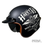 کلاه کاسکت وسپایی SOMAN مدل KRE kt67 happy13