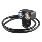 کلید پروژکتور دو پل رو فرمانی موتورسیکلت مدل LED دار
