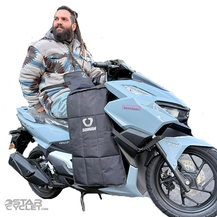 خرید کاور پتویی موتورسواری SOMAN مدل اسکوتری از استارسیکلت - عکس 1