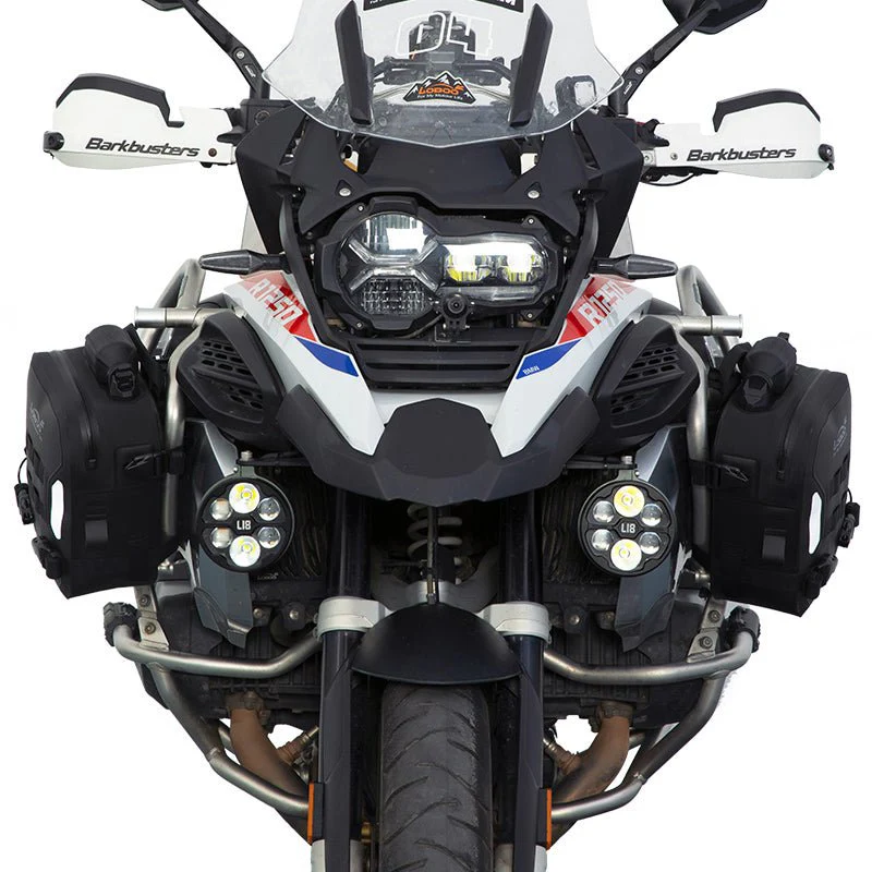 خرید کیف بغل گارد موتورسیکلت LOBOO مدل WANDERER BLACK(ایربگ‌دار) از استارسیکلت - عکس