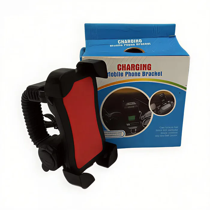 قیمت هولدر موبایل زیر آینه ای شارژر دار مدل BLACK