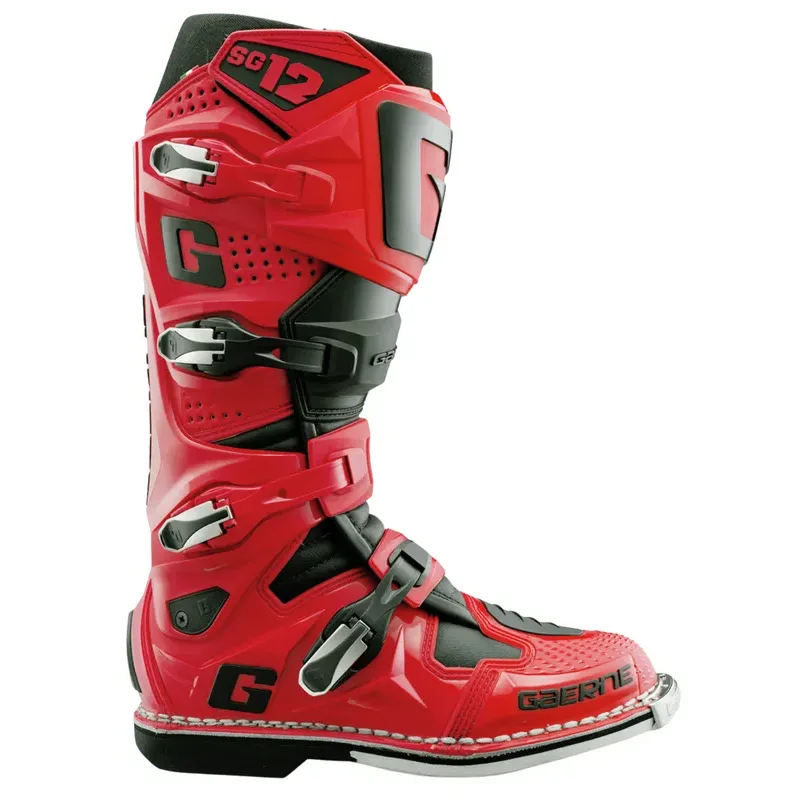 خریدبوت کراسی موتورسواری GAERNE مدل SG12 RED BLACK