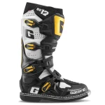 خرید بوت کراسی موتورسواری GAERNE مدل SG12 BLACK WHITE GOLD