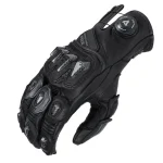 دستکش چرم زمستانی موتورسواری STAR مدل SKG 553 BLACK