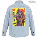 خرید پیراهن جین موتورسواری H&M مدل BLUE SUZUKI