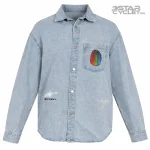 پیراهن جین موتورسواری H&M مدل BLUE SUZUKI