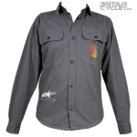 پیراهن کتان موتورسواری PIAZA مدل GRAY YAMAHA