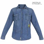 پیراهن جین موتورسواری ESPRIT مدل BLUE KAWASAKI NINJA