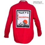 خرید پیراهن کتان موتورسواری COUNTER ATTACK مدل RED HONDA