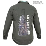 خرید پیراهن کتان موتورسواری ST JOHNS مدل GREEN ADVENTURE