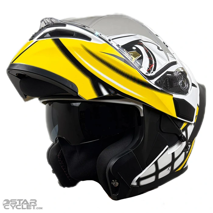 خرید کلاه کاسکت فک متحرک Qike مدل MP01 ANGRY BIRDS