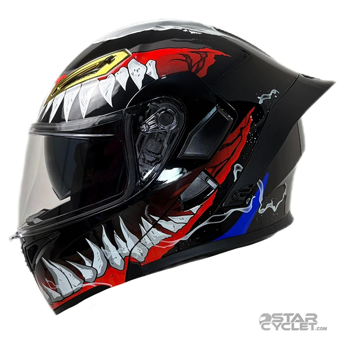 قیمت کلاه کاسکت فک متحرک Qike مدل MP01 POISON