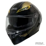 کلاه کاسکت فک متحرک Qike مدل MP01 GOLDEN NO.1