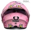 خرید کلاه کاسکت فک متحرک دخترانه SOMAN مدل SM955-S PINK CUTE CATS PRO از نمایندگی