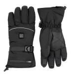 دستکش زمستانی هیتردار موتورسواری مدل BLACK
