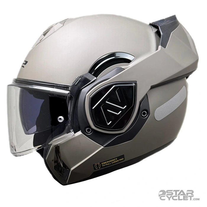 عکس کلاه کاسکت فول متحرک LS2 مدل ADVANT 906-7 GRAY