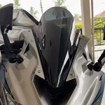 خرید شیلد مشکی موتورسیکلت نینجا 4 سیلندر ZX25