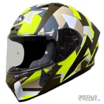 خرید کلاه کاسکت فک ثابت AIROH مدل VALOR ARMY MATT