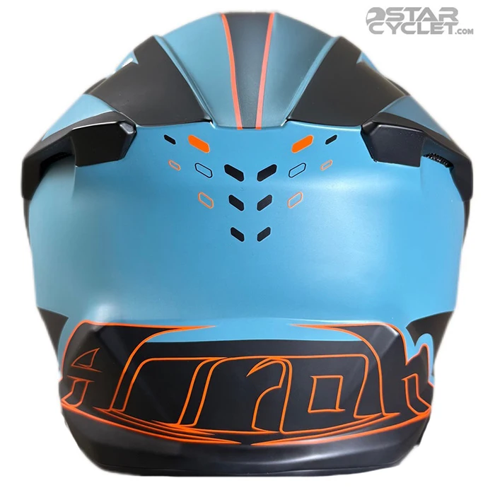 قیمت کلاه کاسکت کراسی AIROH مدل TWIST3 BLUE ORANGE BLACK MATT