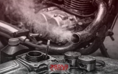 دلایل و رفع روغن‌ سوزی موتور سیکلت